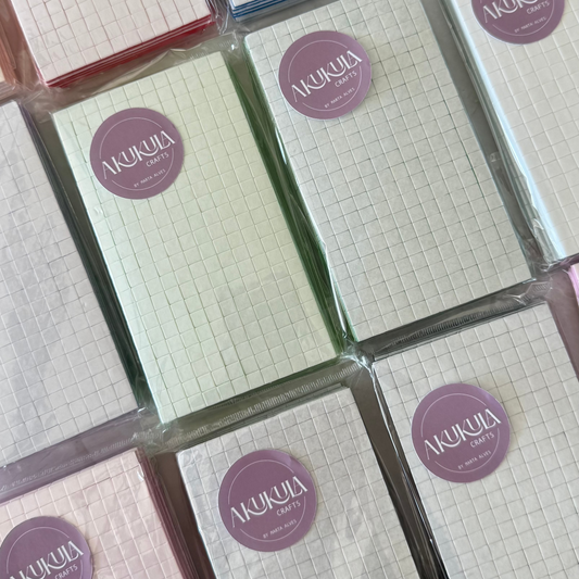 Quadrados de espuma adesiva (5 folhas) Pack 5 cores