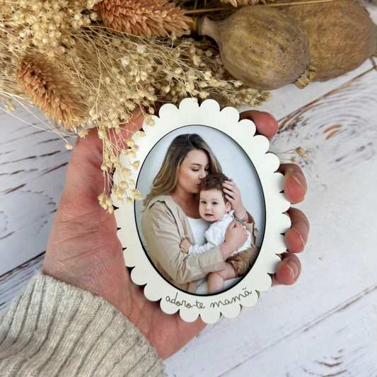Moldura Adoro-te mamã (íman)