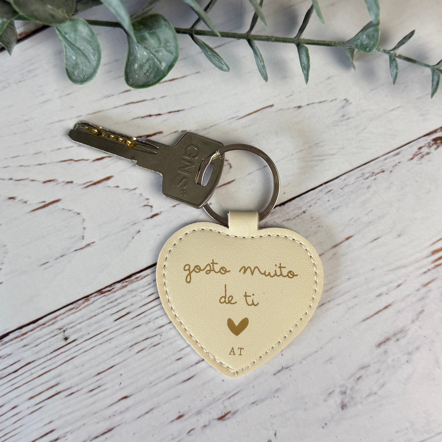 Porta chaves coração