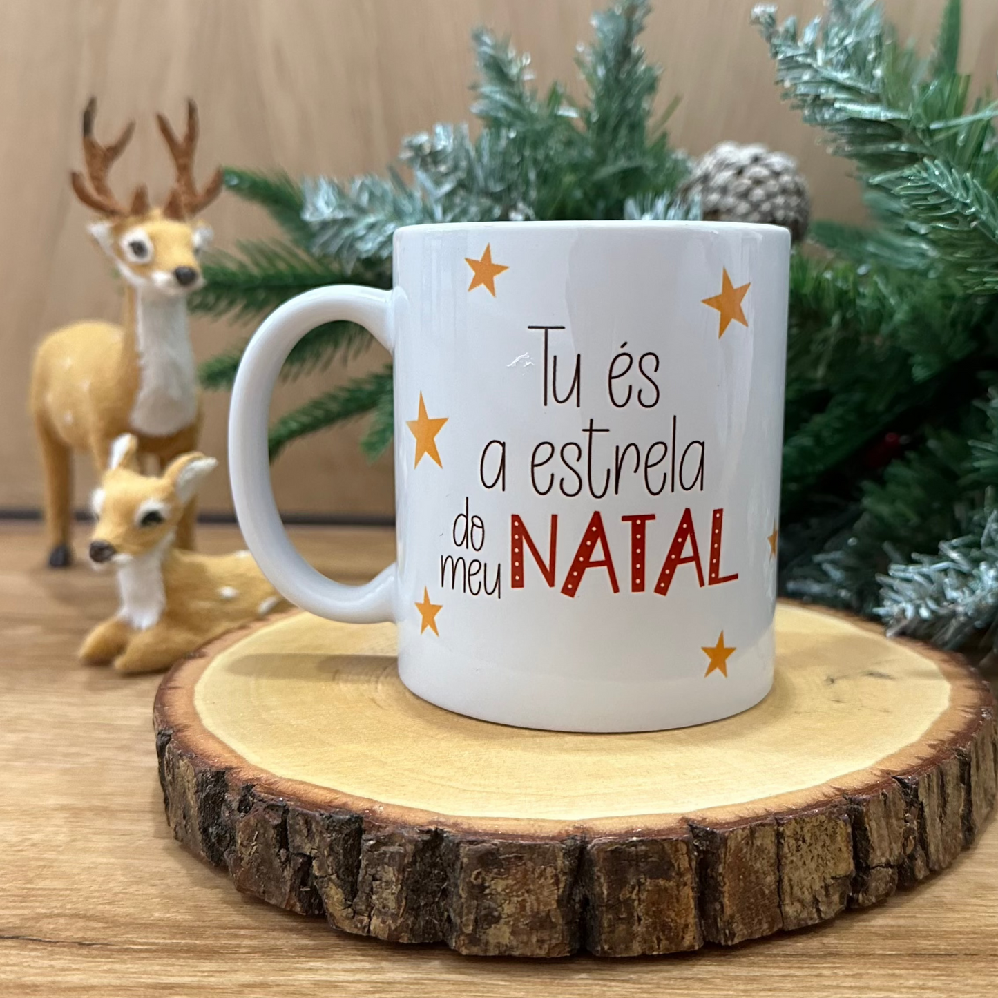 Caneca Estrela de Natal