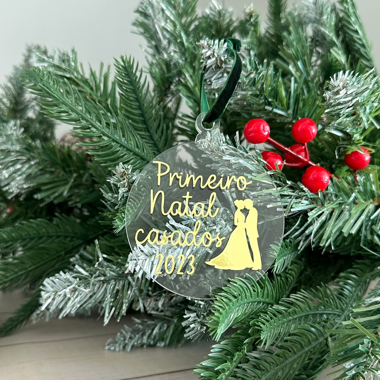 Ornamento Natal Casados