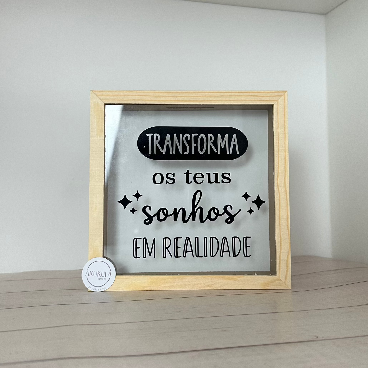 Mealheiro "Transforma os teus sonhos realidade"