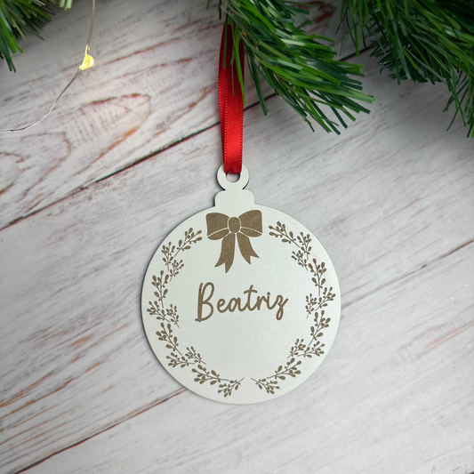 ornamento natal nome