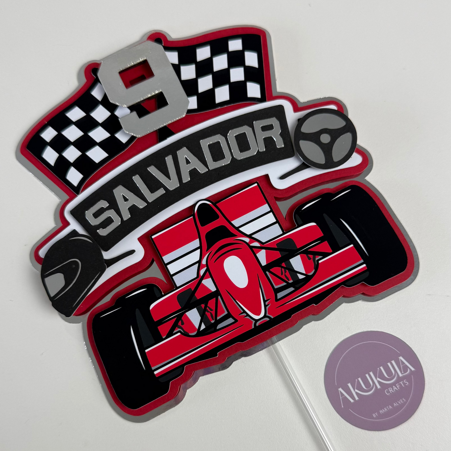 Topo de Bolo Fórmula 1