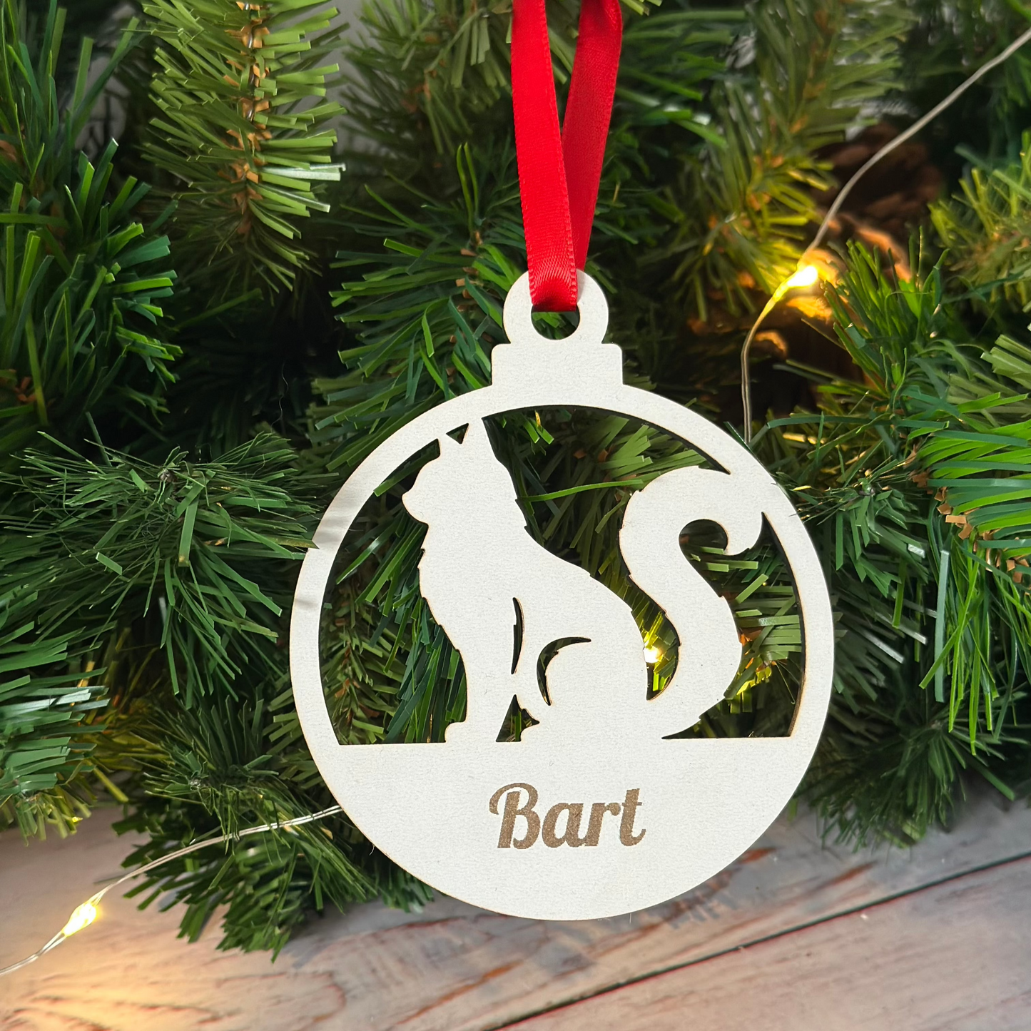 ornamento natal gato