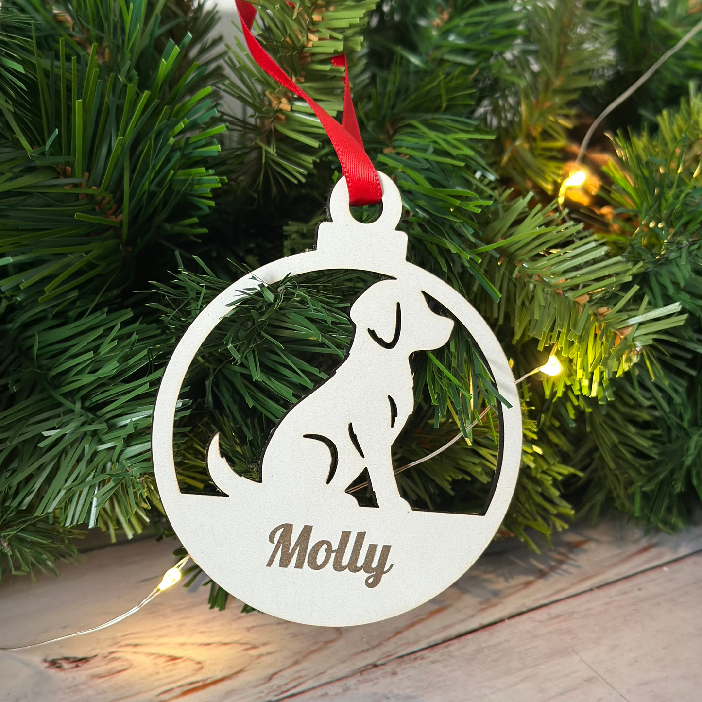 ornamento natal animal cão