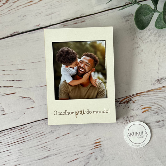 Moldura O melhor pai do mundo (íman)