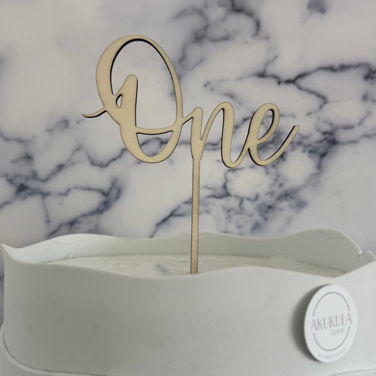 topo bolo madeira one