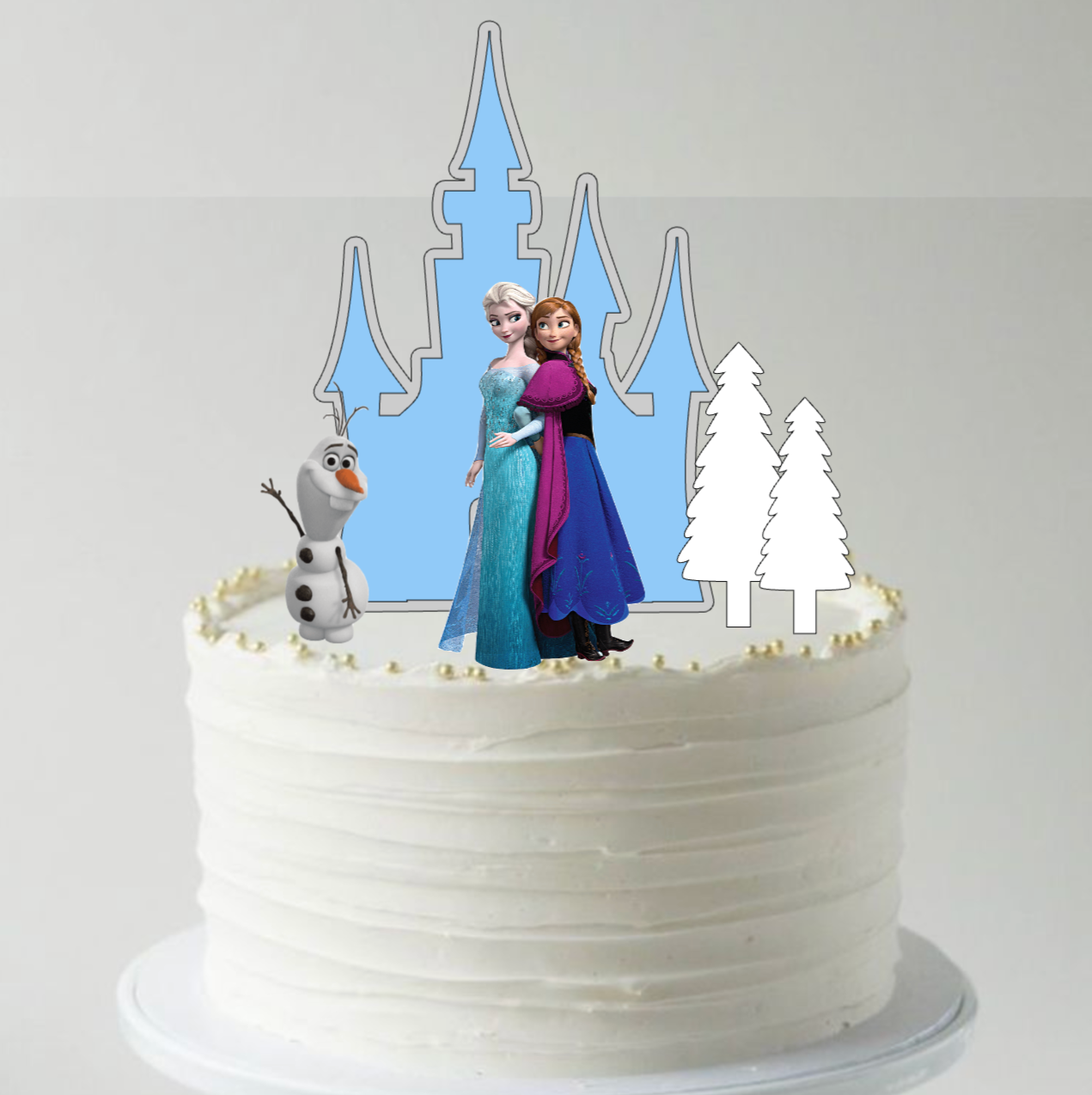 topo de bolo frozen