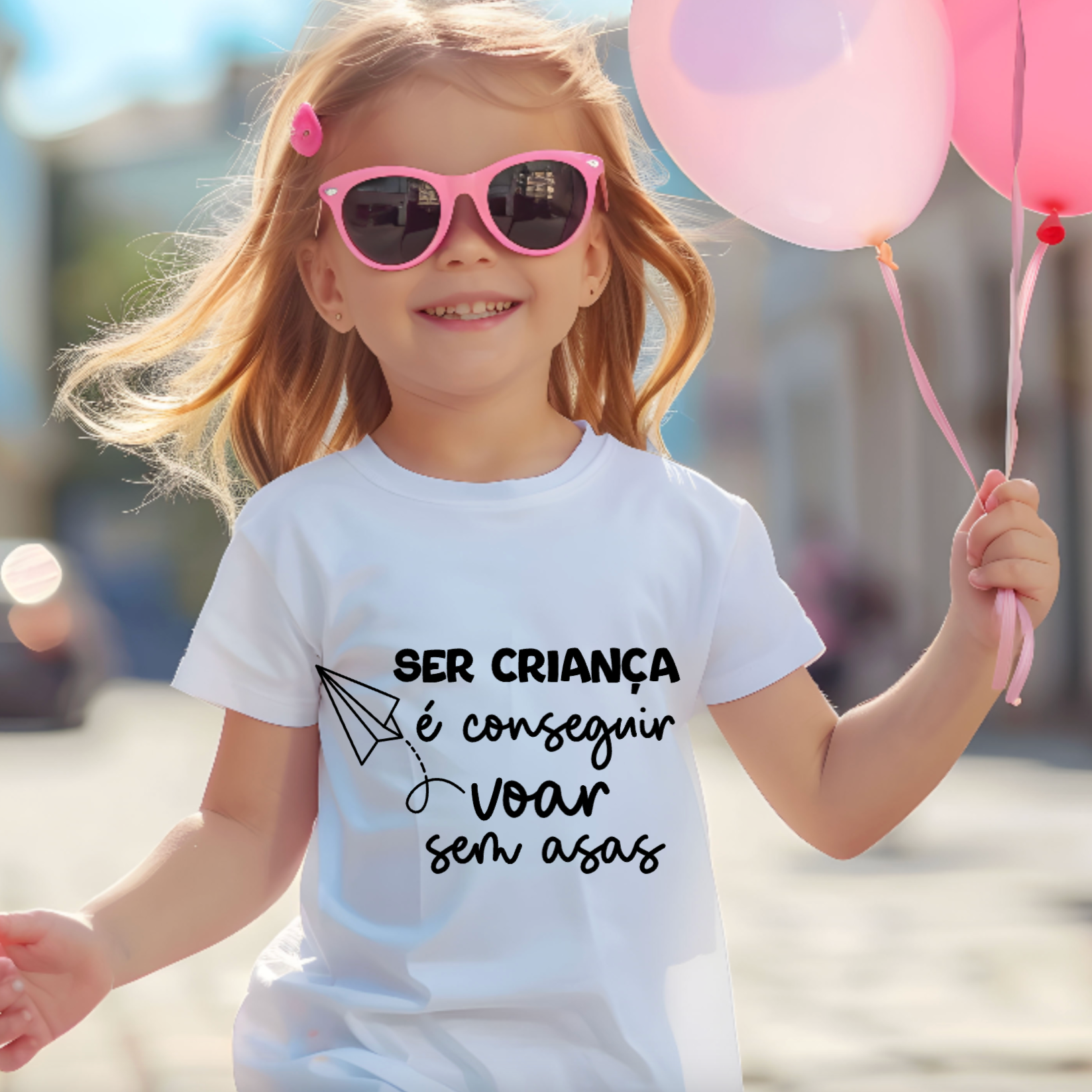 t-shirt ser criança