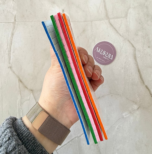 Quadrados de espuma adesiva (5 folhas) Pack 5 cores