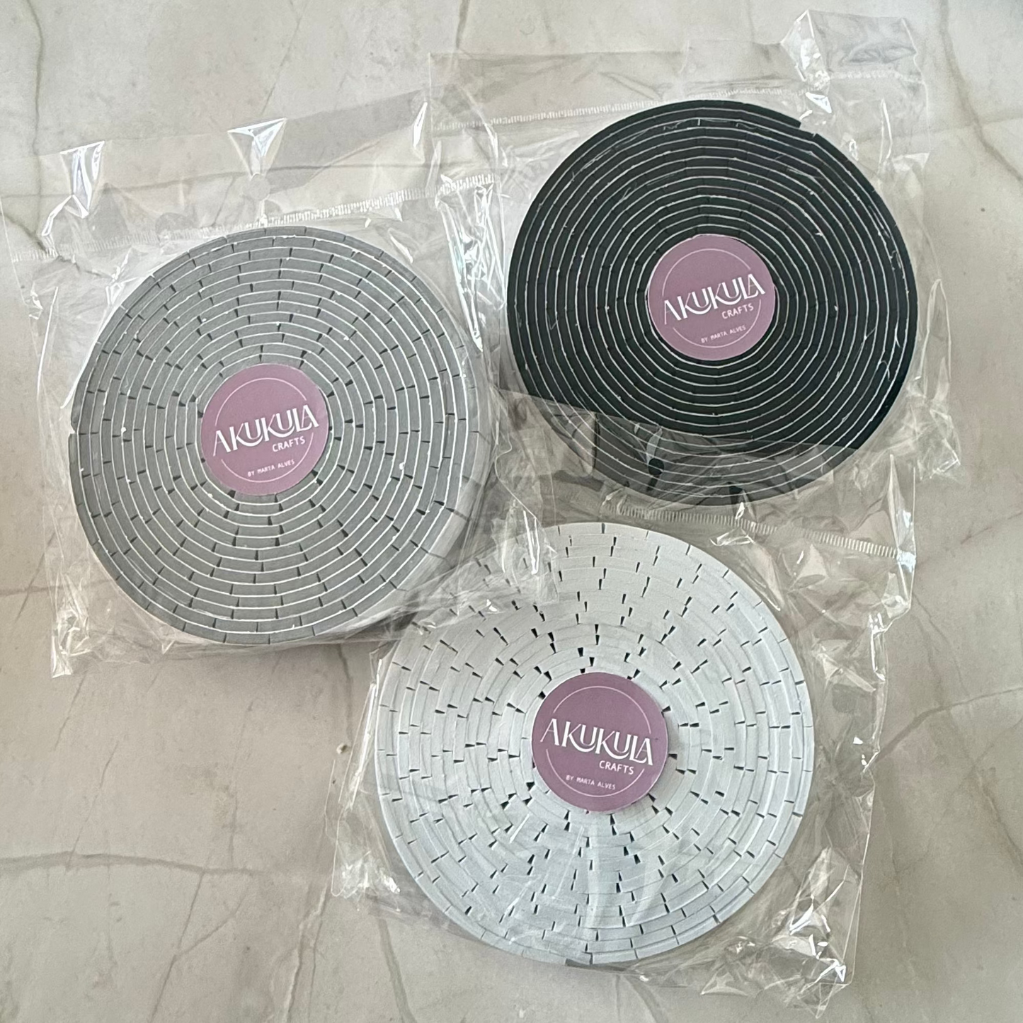 PACK 14 Cores Fita de espuma adesiva dupla face