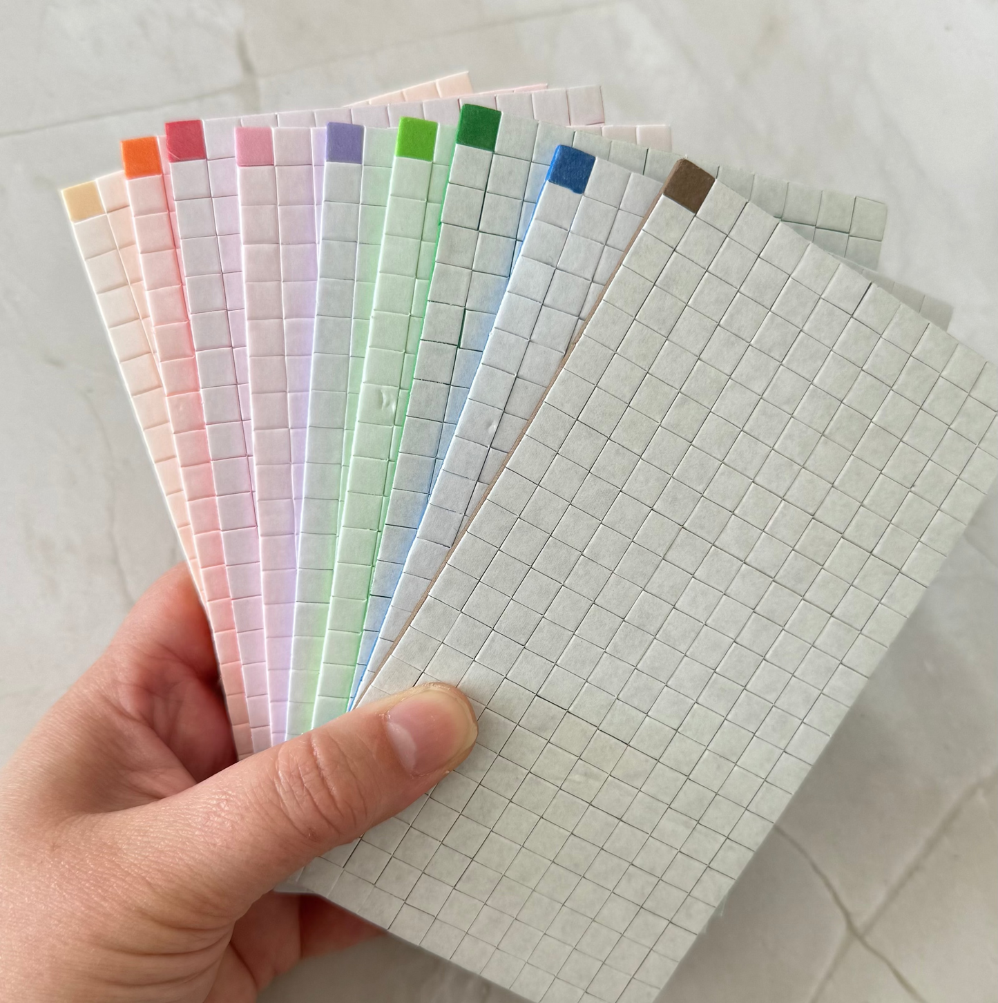 Quadrados de espuma adesiva (5 folhas)