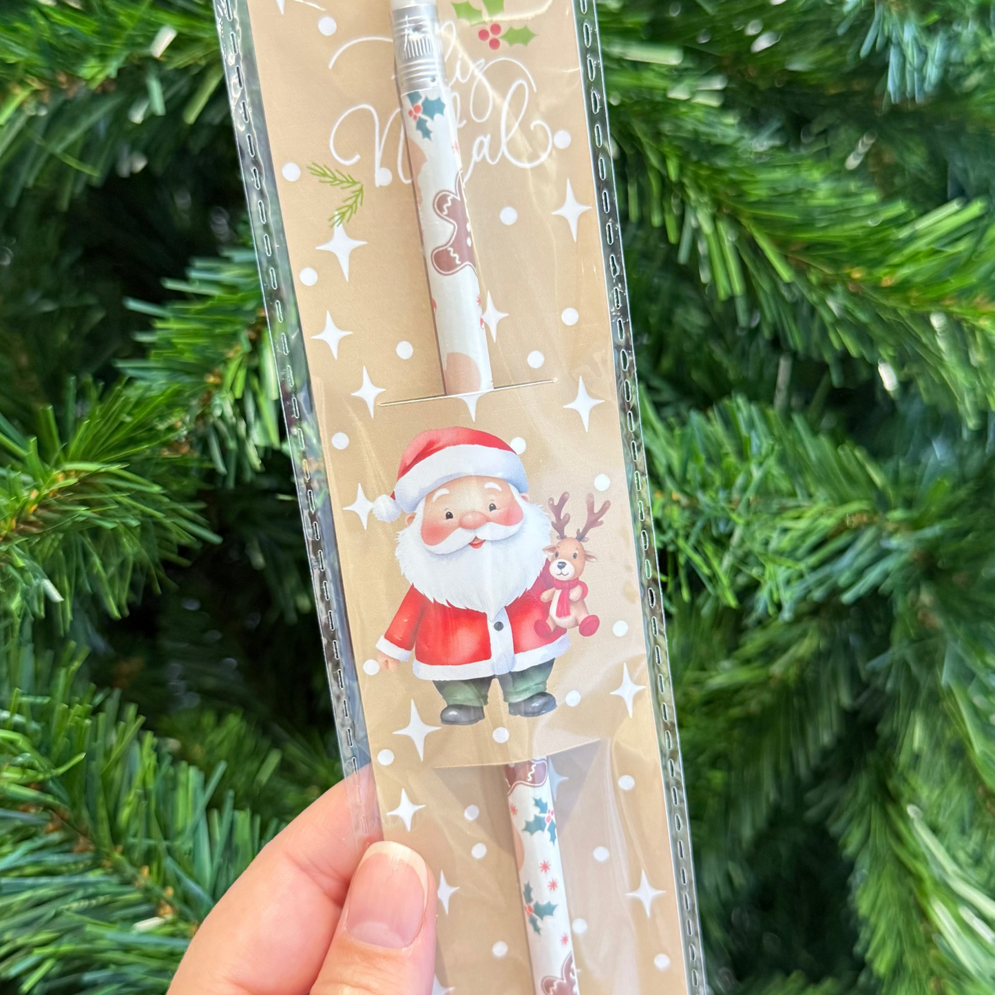 Lápis com cartão NATAL