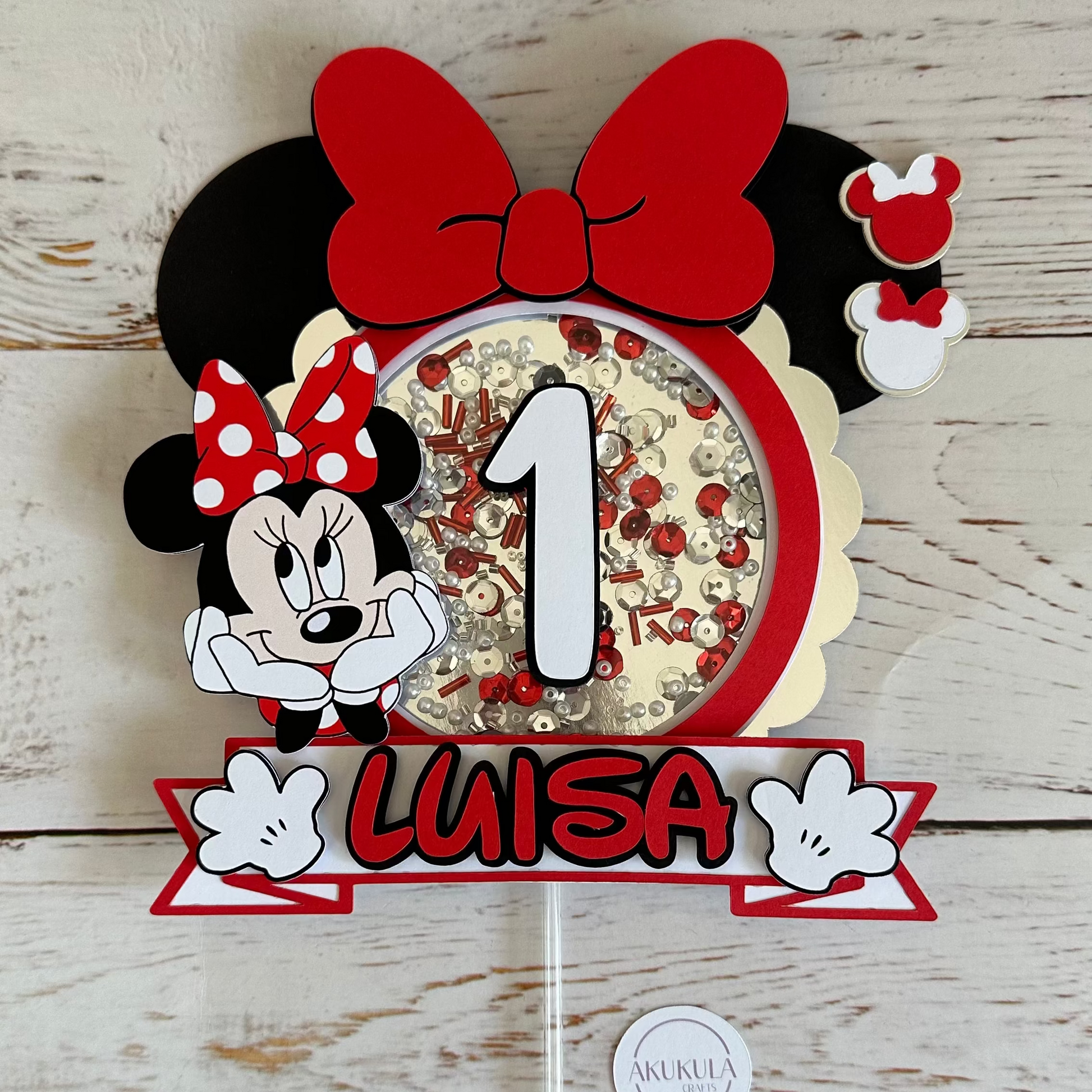 topo bolo shaker Minnie 